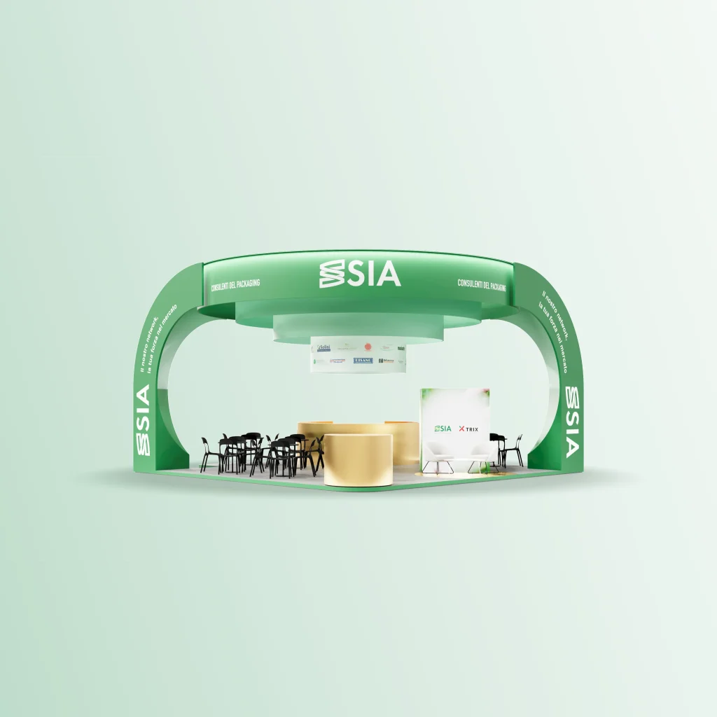 soluzioni imballaggi alimentari stand comunication